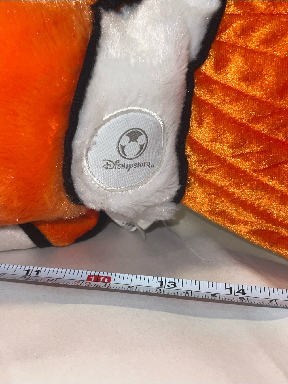 Disney Store Finding Nemo Plush Clownfish 18” Large Stuffed Animal Authentic